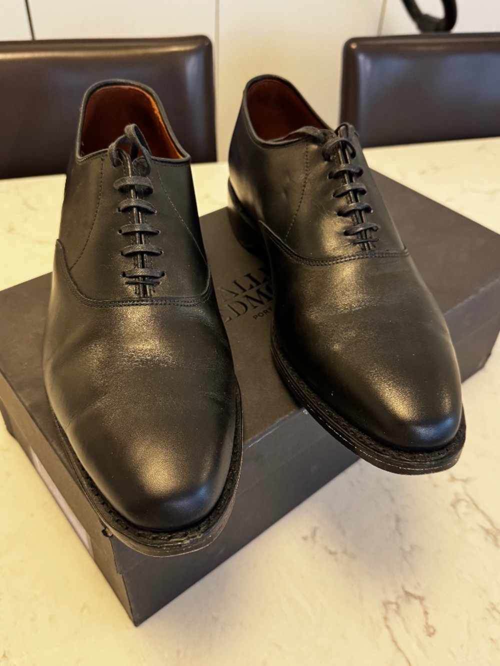 Allen Edmunds Carlyle Black 10.5 D Worn Once